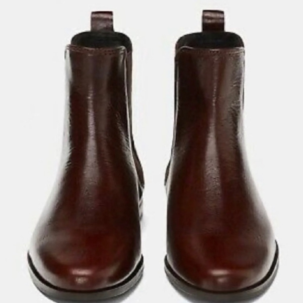 Zara leather chelsea boots